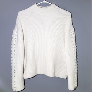 Sweater for Women Small Cream Knitted New